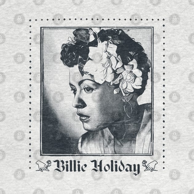 Billie Holiday /\ Original Retro Fan Art Design by DankFutura